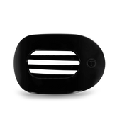 Jet Black Large Flat Round Hair Clip