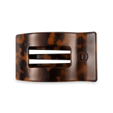 Tortoise Medium Flat Rectangle Hair Clip