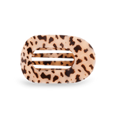 Blonde Tortoise Medium Flat Round Hair Clip