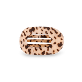 Blonde Tortoise Small Flat Round Hair Clip