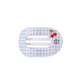 Basket of Cherries Small Flat Round Hair Clip