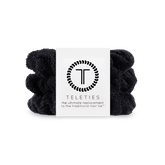 Jet Black Large Towel Scrunchies