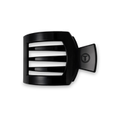 Jet Black Medium Flat Square Hair Clip