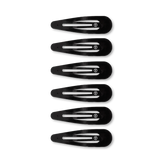Jet Black Snap Clip (6Ct)