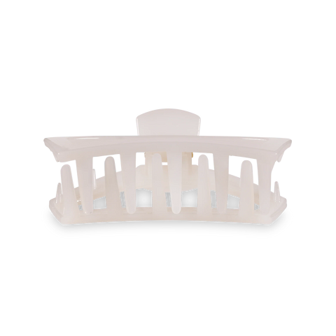 Open Coconut White Medium Claw Hair Clip
