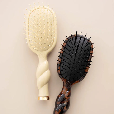 Mini Detangler Hair Brush for Medium Hair - Tan