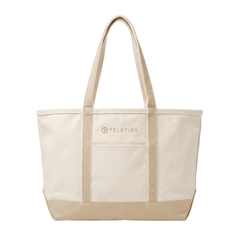 TELETIES Nice Hair Canvas Tote