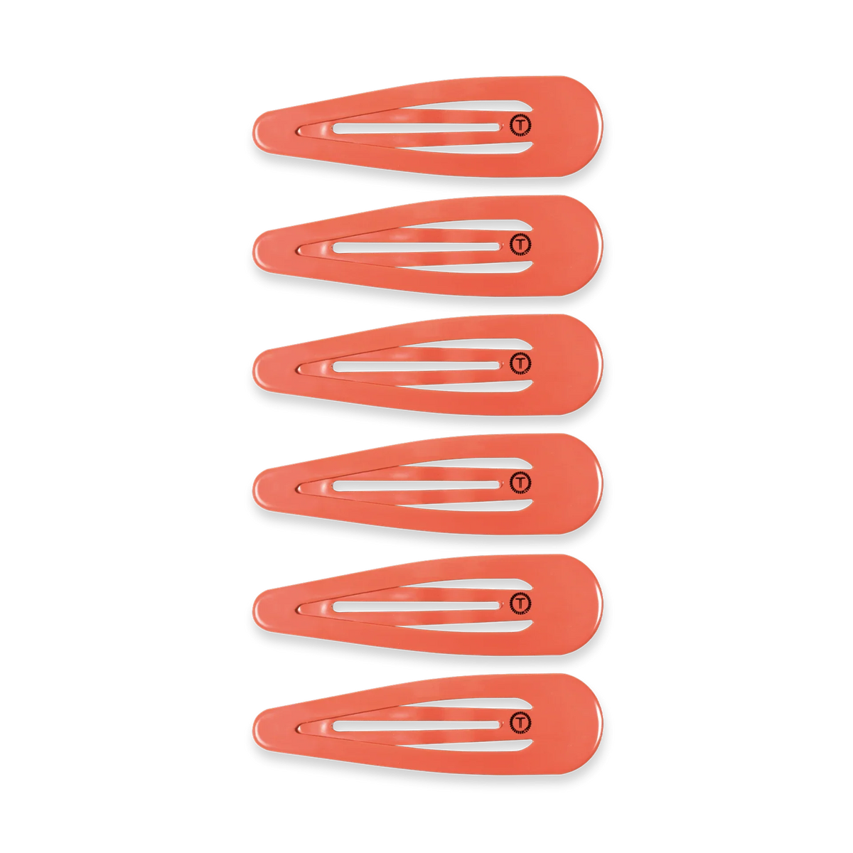 Coral Craze Snap Clips (6Ct)