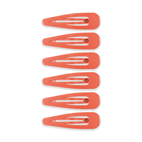 Coral Craze Snap Clips (6Ct)