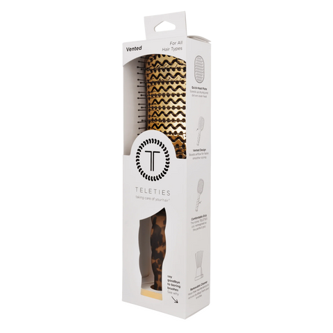 Vented Hair Brush - Tortoise