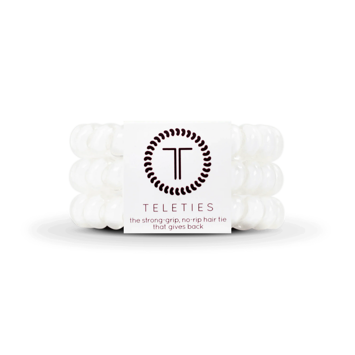 Coconut White Large Hair Ties