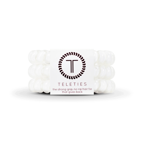 Coconut White Large Hair Ties