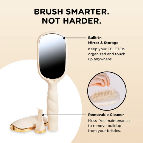 Detangler Hair Brush for Fine Hair – Tan