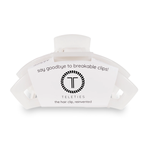 Open Coconut White Large Claw Hair Clip