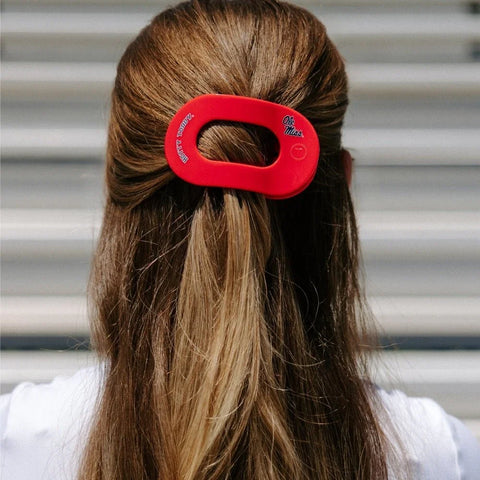 Hotty Toddy! Medium Flat Round Hair Clip