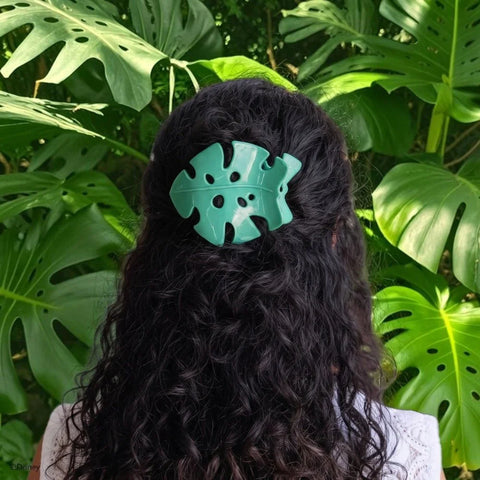 Moana Leaf Medium Flat Hair Clip
