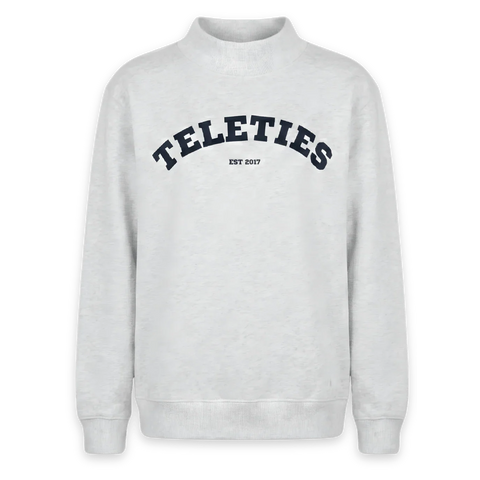 TELETIES Varsity Mock Neck - Medium