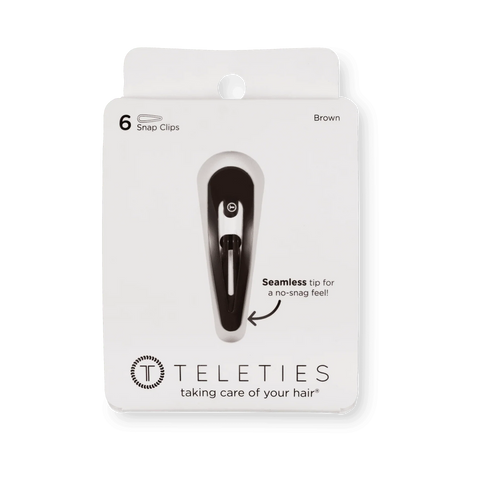 Brown Snap Clip (6Ct)