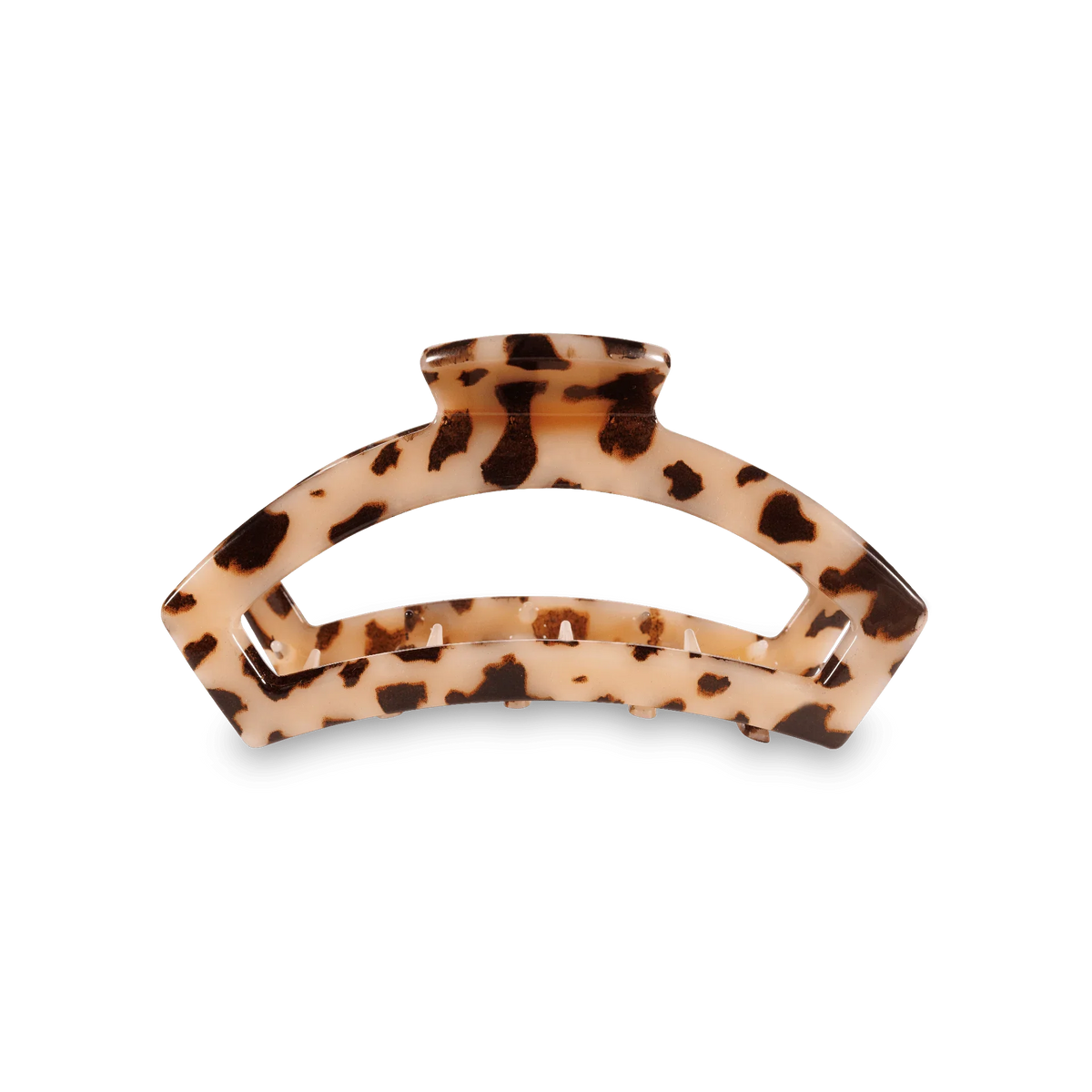 Open Blonde Tortoise Small Claw Hair Clip