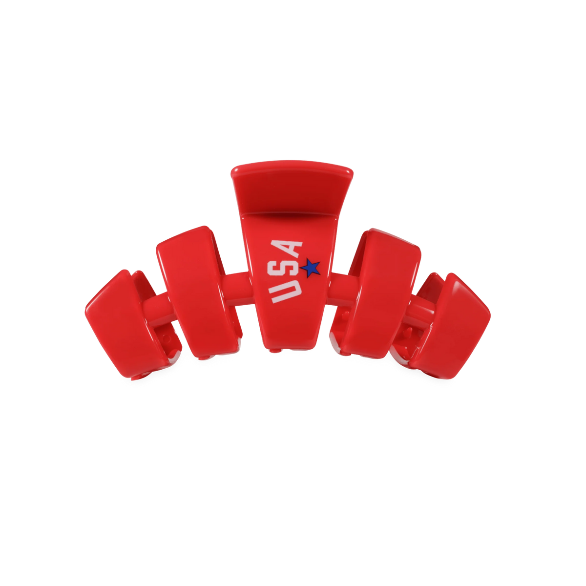 USA Classic Red Small Claw Clip