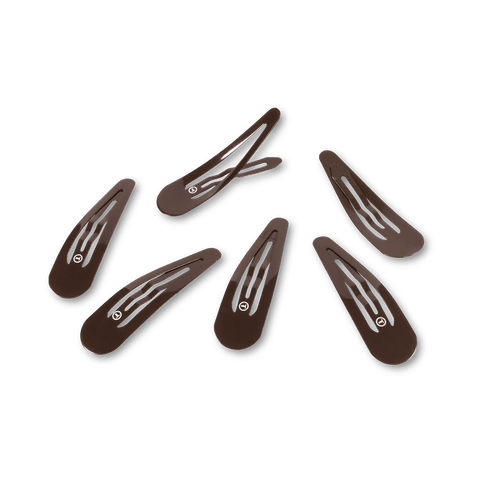 Brown Snap Clip (6Ct)