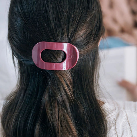 Wild Side Small Flat Round Hair Clip