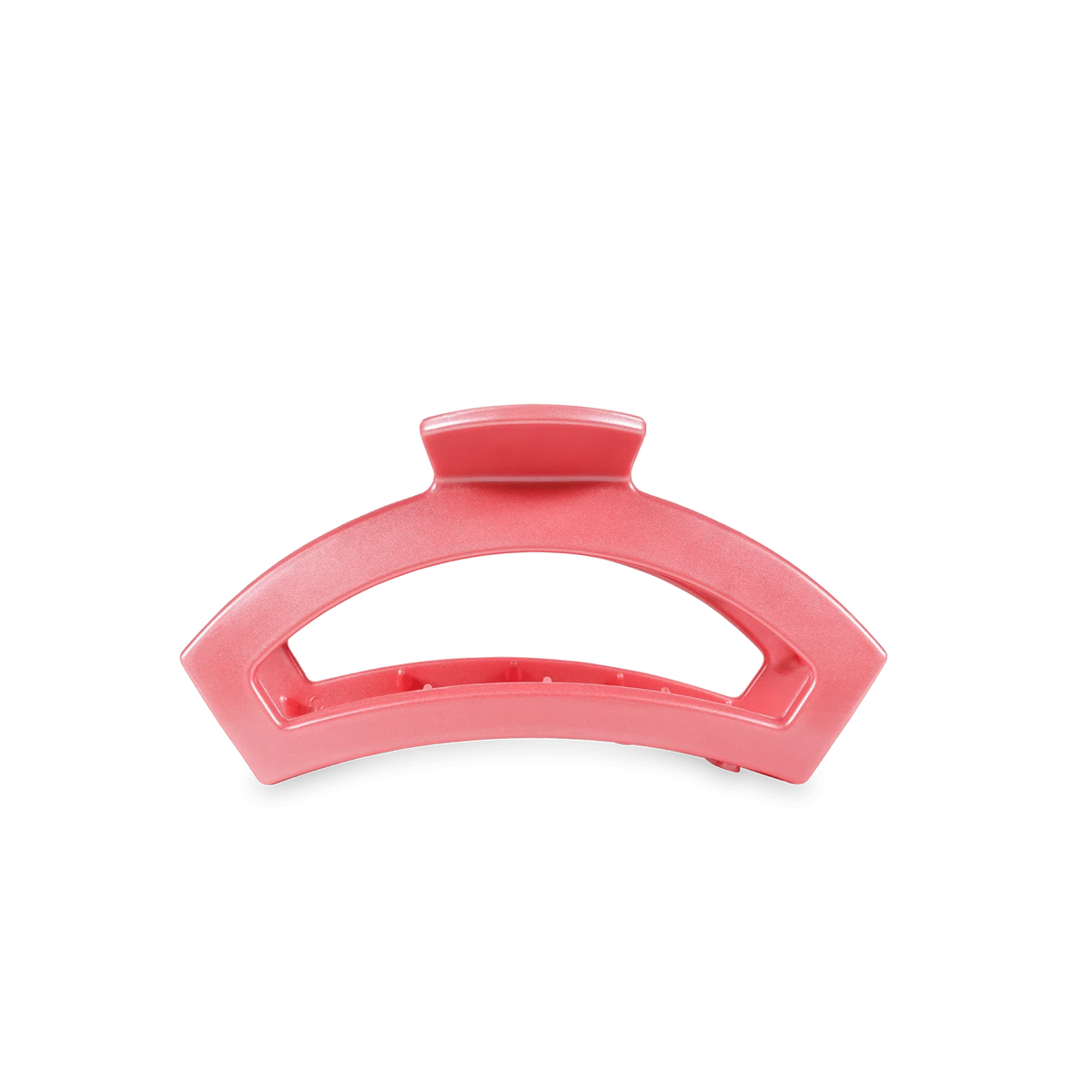 Open Calming Coral Tiny Hair Clip
