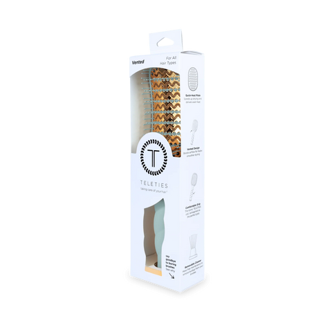 Vented Hair Brush - Blue