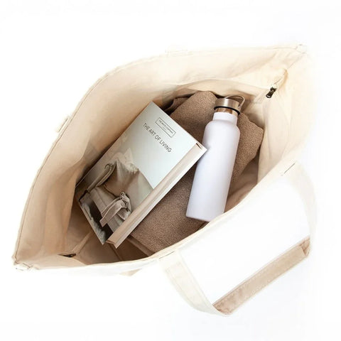 TELETIES Nice Hair Canvas Tote