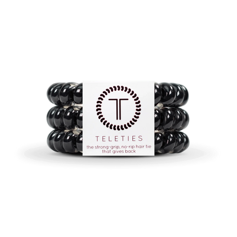 Jet Black Large Hair Ties