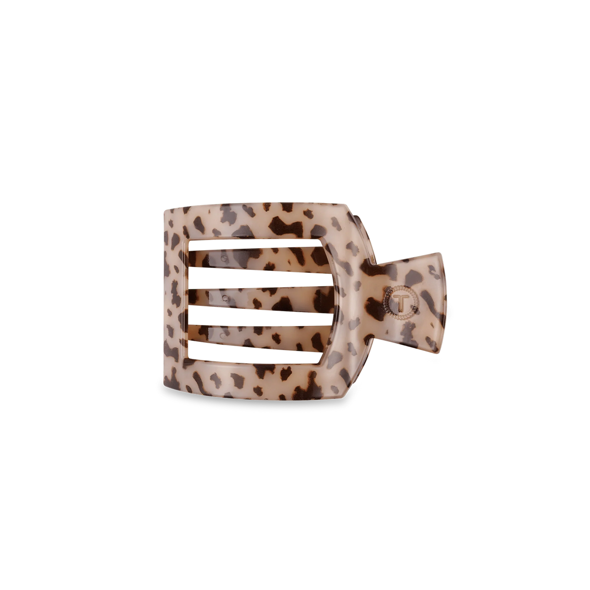 Blonde Tortoise Small Flat Square Hair Clip