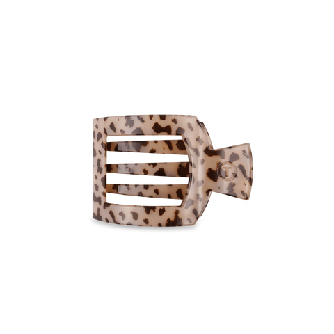 Blonde Tortoise Small Flat Square Hair Clip