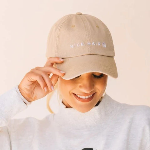 Nice Hair Ball Cap - Tan