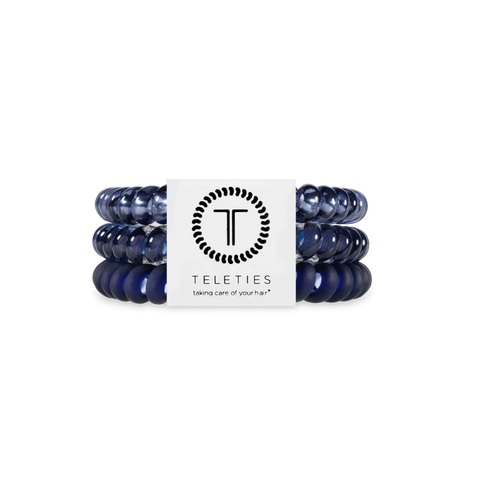Nightfall Navy Small Hair Ties