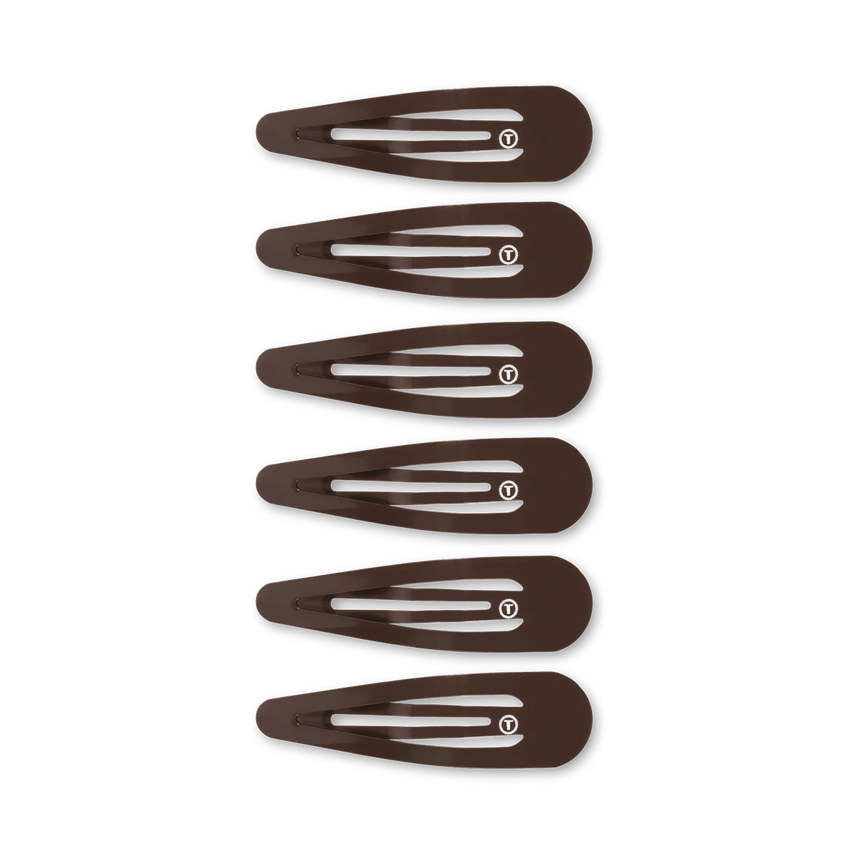 Brown Snap Clip (6Ct)