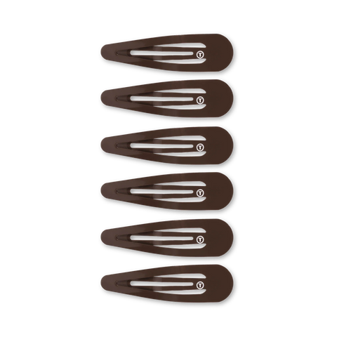 Brown Snap Clip (6Ct)