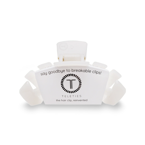 Classic Coconut White Small Claw Clip