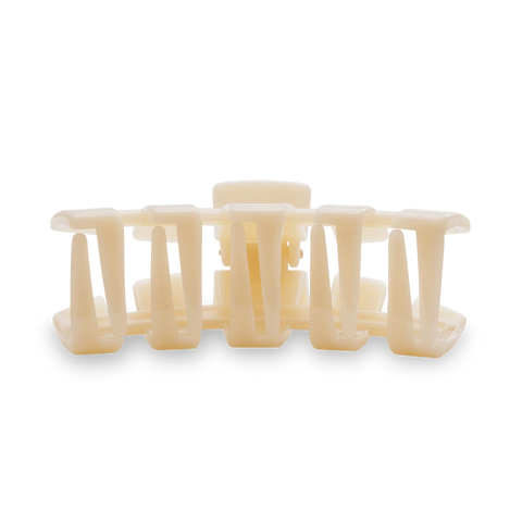 Classic Almond Beige Small Claw Clip