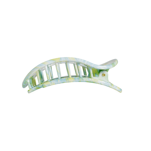 By the Sea Shore Medium Flat Round Hair Clip