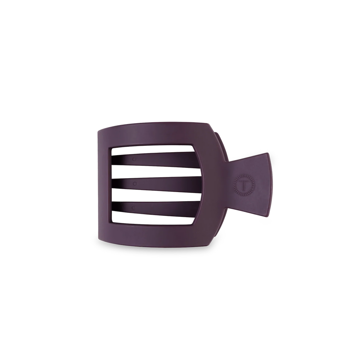 Burgundy Bliss Small Flat Square Hair Clip