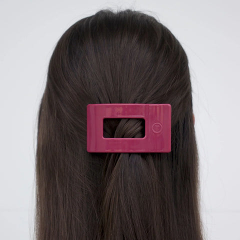Wild Side Small Flat Rectangle Hair Clip