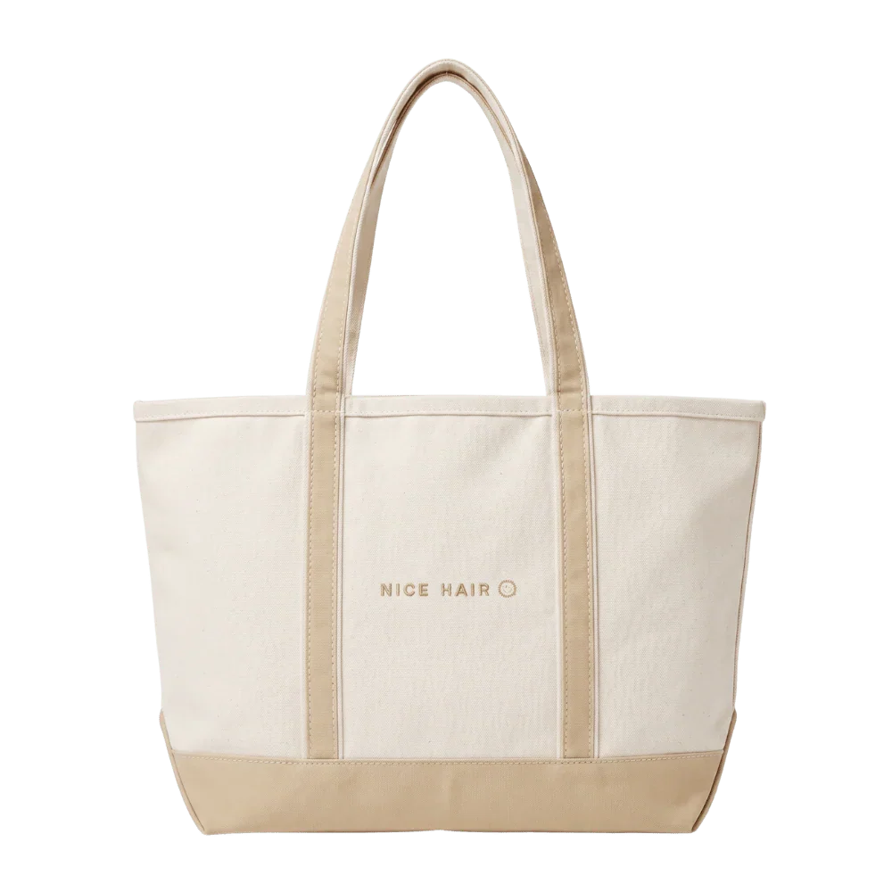 TELETIES Nice Hair Canvas Tote