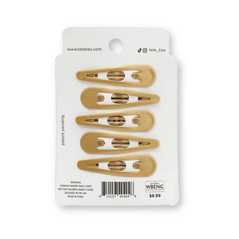 Gold Snap Clip (6Ct)
