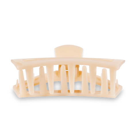 Open Almond Beige Large Claw Hair Clip