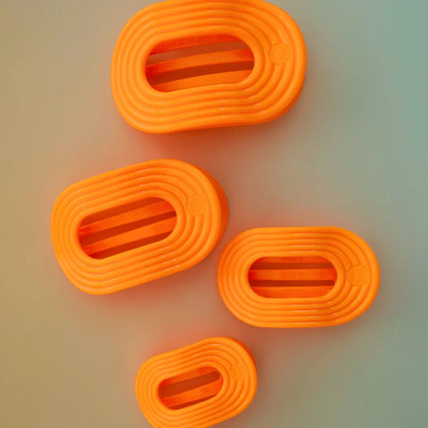 Day Rave Medium Flat Round Hair Clip