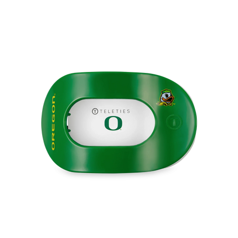 Go Ducks! Medium Flat Round Hair Clip