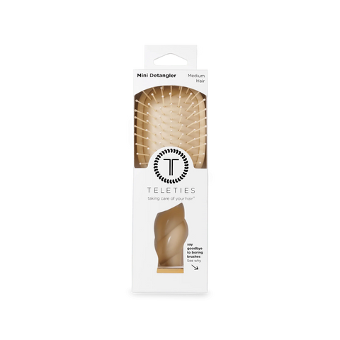 Mini Detangler Hair Brush for Medium Hair - Tan