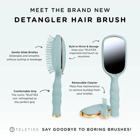 Detangler Hair Brush for Medium Hair – Blue