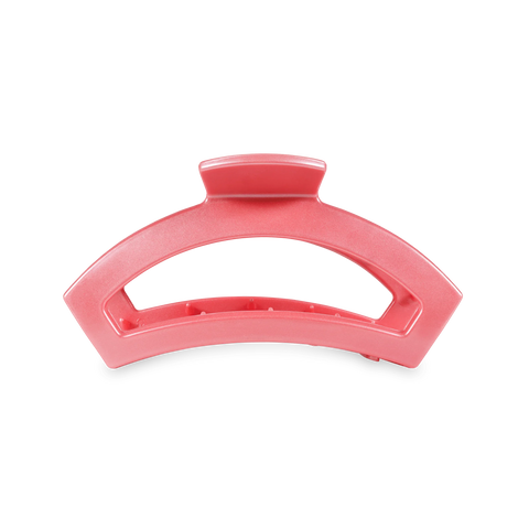 Open Calming Coral Medium Claw Hair Clip