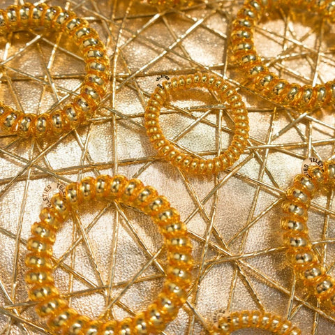 Sunset Gold Large Hair Ties